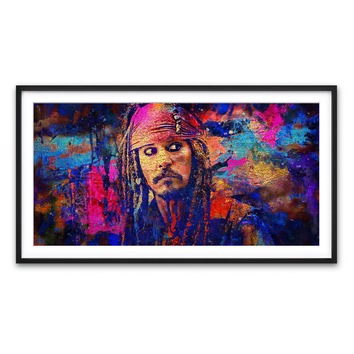 Framed Print 2x1 Black