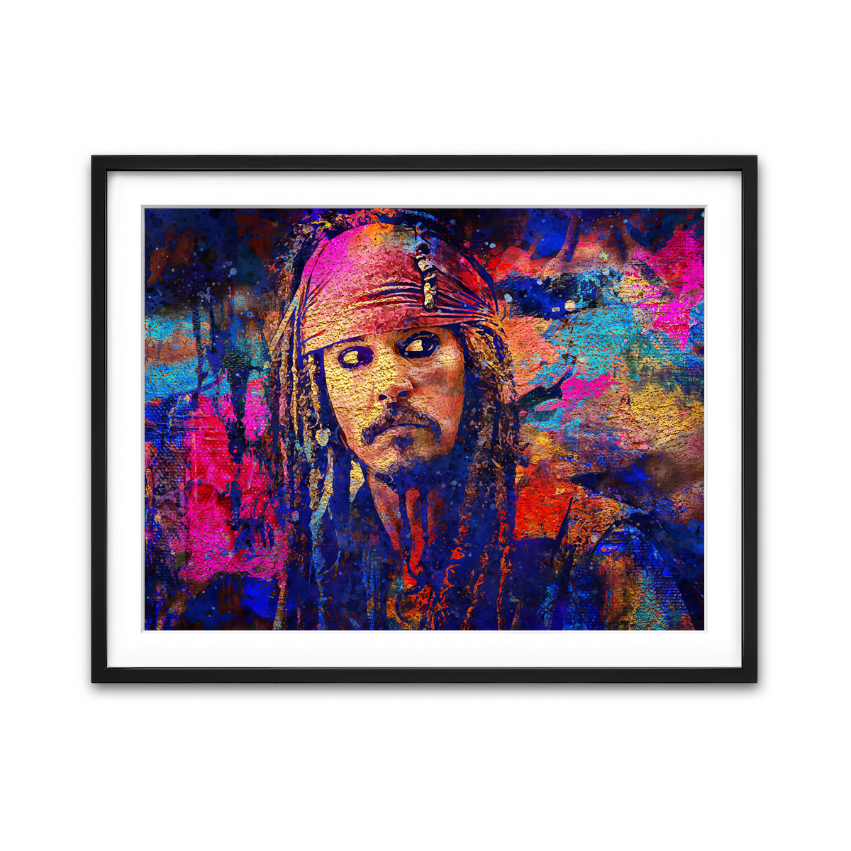 Framed Print 4x3 Black