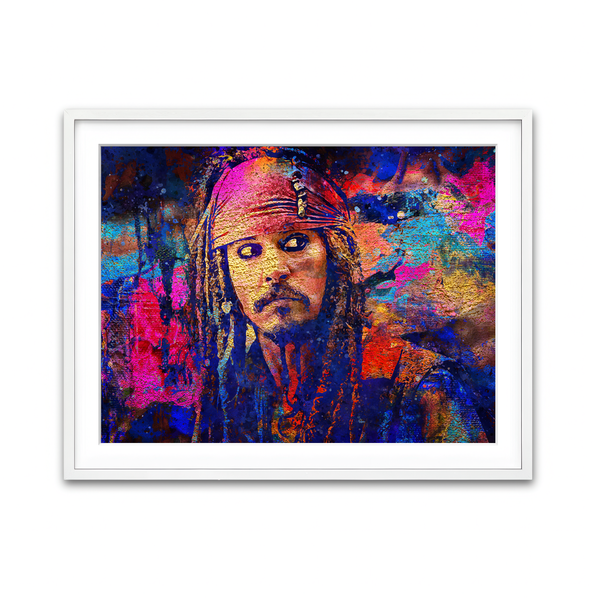 Framed Print 4x3 White