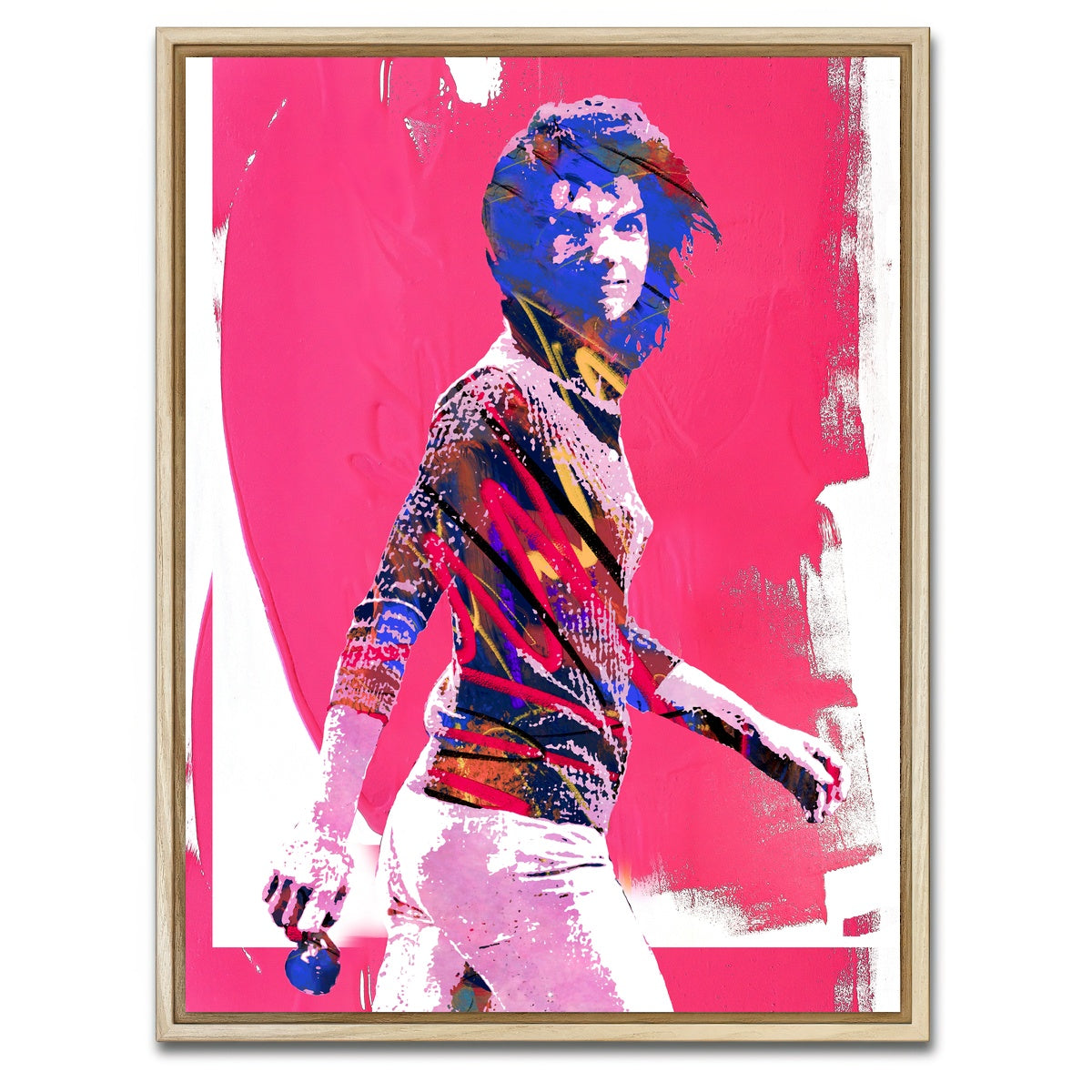 AUTO-MOCKUP WHITE | Jackie Kennedy | 1 Piece | Natural Framed Canvas | group=3x4