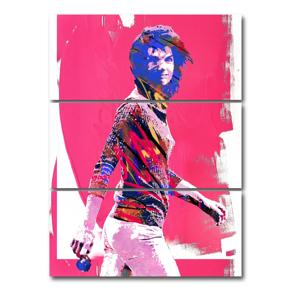 AUTO-MOCKUP WHITE | Jackie Kennedy | 3 Piece | Gallery Wrap Canvas | group=8x18_stacked