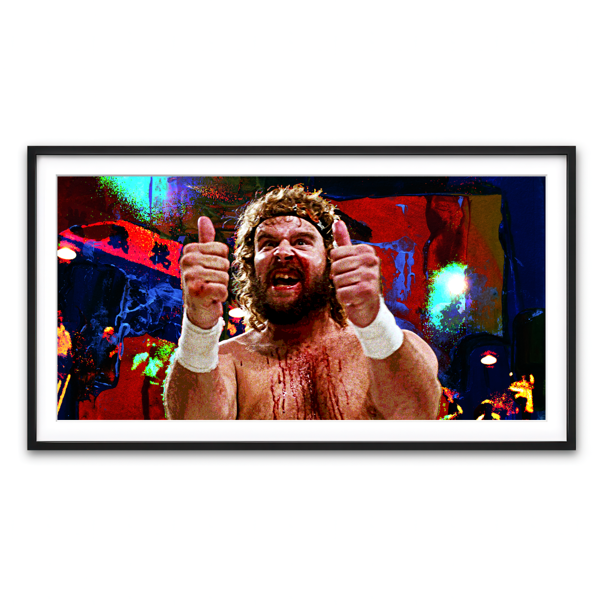 Framed Print 2x1 Black