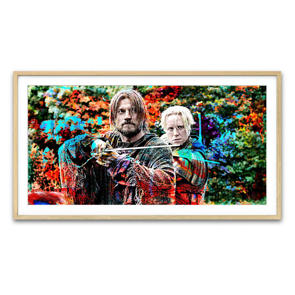 Framed Print 2x1 Natural