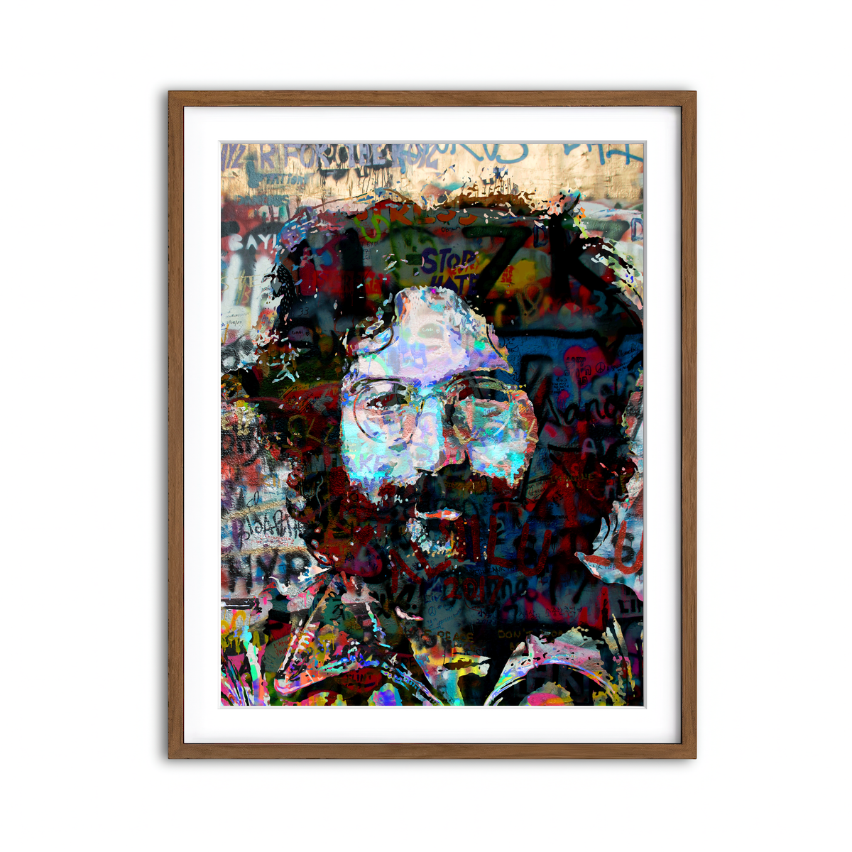 Framed Print 3x4 Walnut