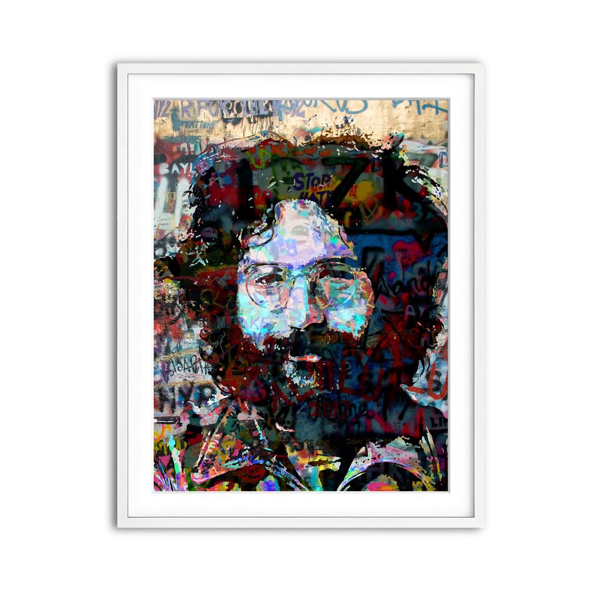 Framed Print 3x4 White