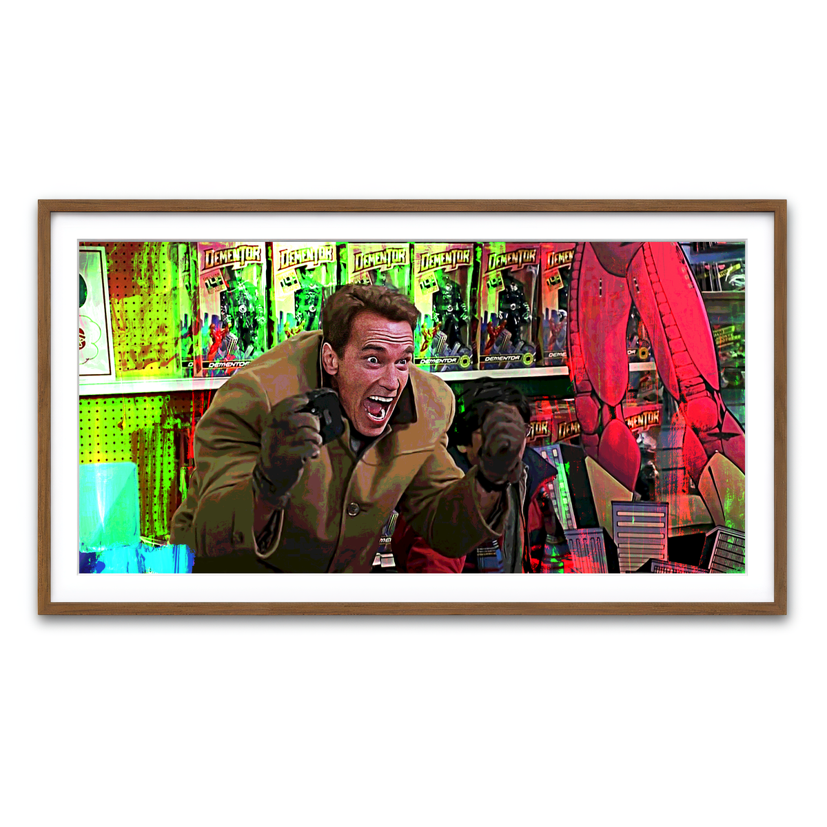 Framed Print 2x1 Walnut