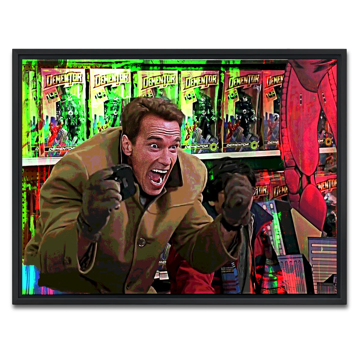 AUTO-MOCKUP WHITE | Jingle All The Way | 1 Piece | Black Framed Canvas | group=4x3