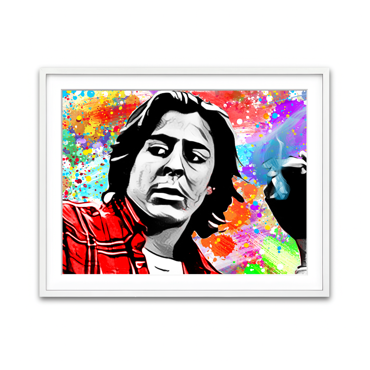 Framed Print 4x3 White