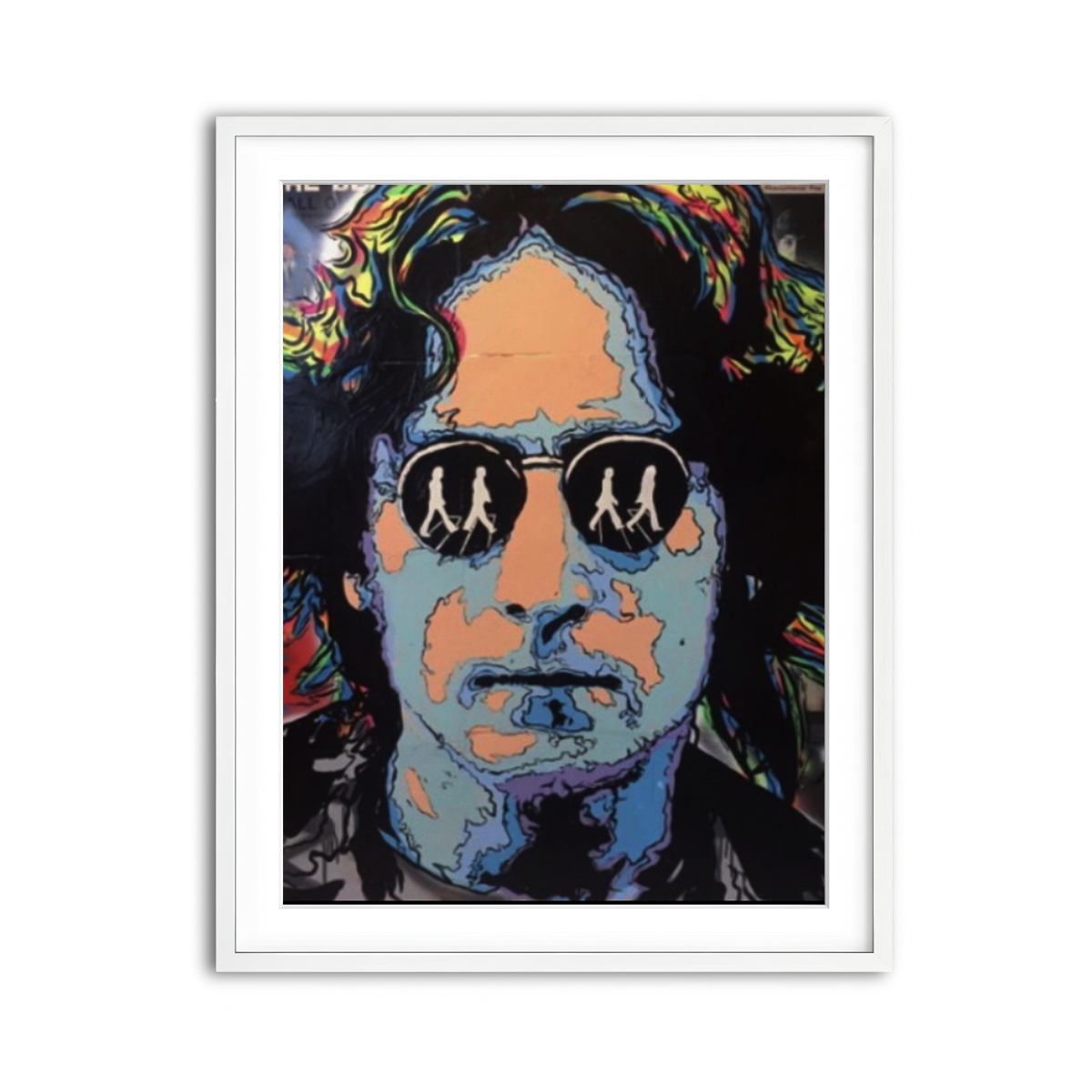 Framed Print 3x4 White