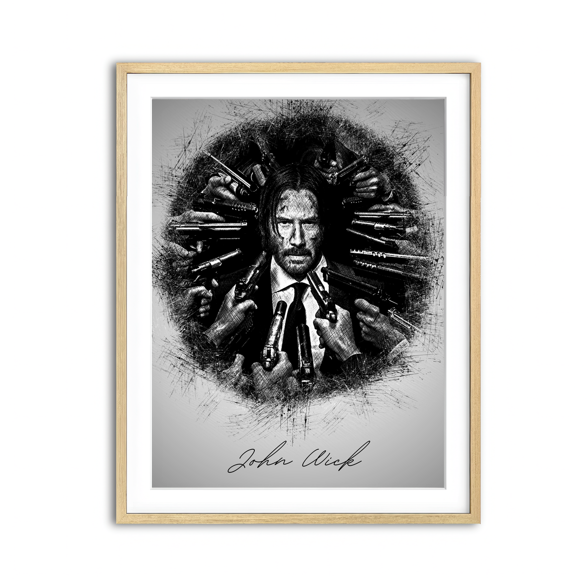 Framed Print 3x4 Natural