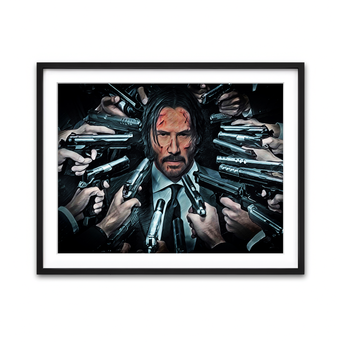 Framed Print 4x3 Black