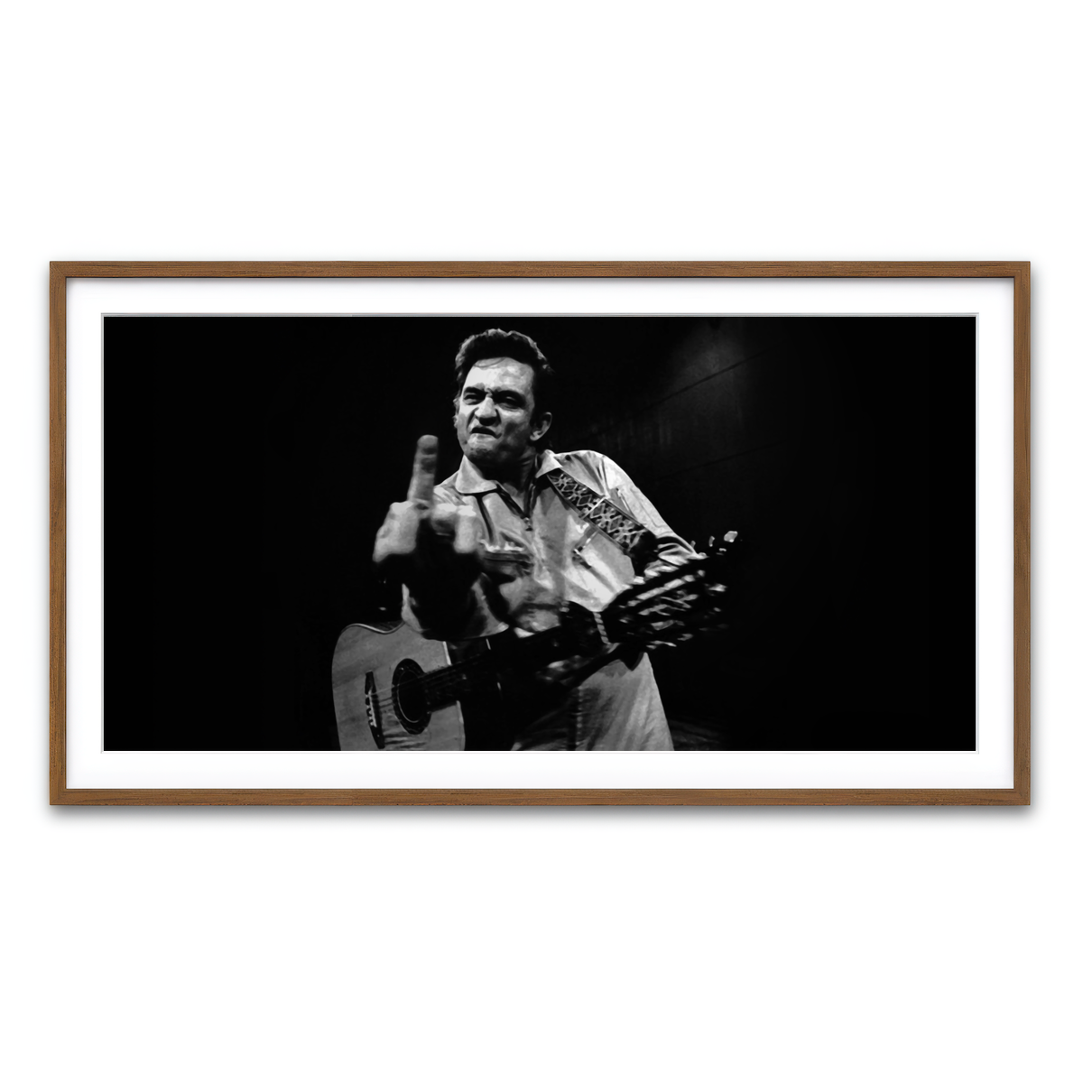 Framed Print 2x1 Walnut