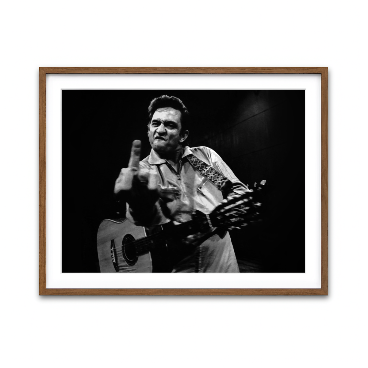 Framed Print 4x3 Walnut