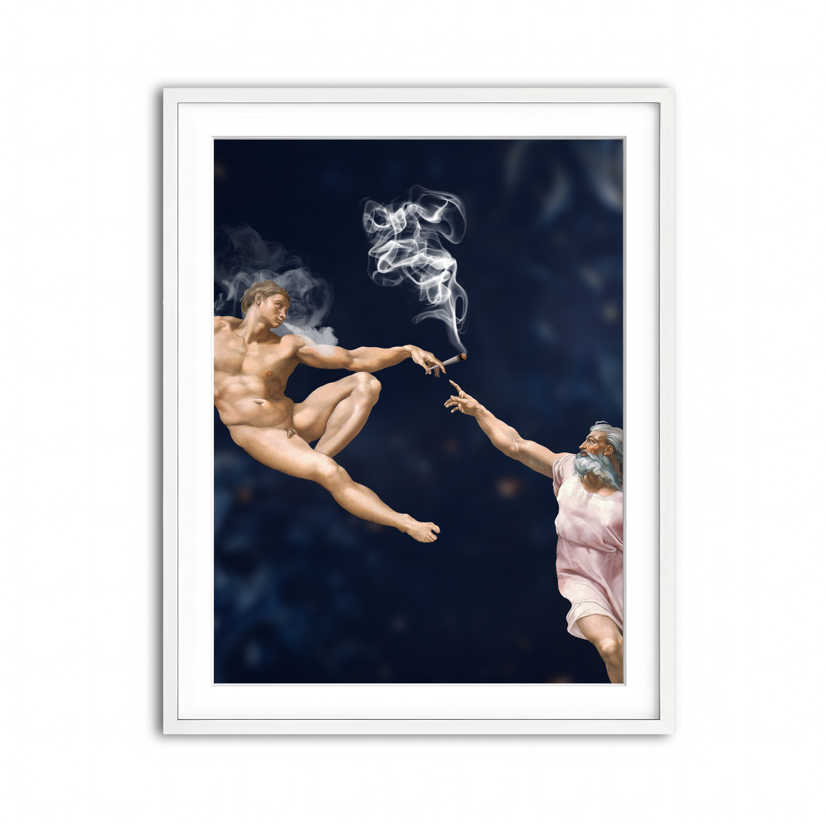 Framed Print 3x4 White