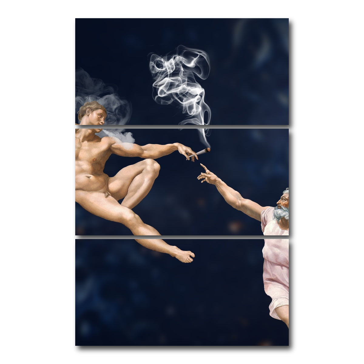 AUTO-MOCKUP WHITE | Joint Venture | 3 Piece | Gallery Wrap Canvas | group=12x24_stacked