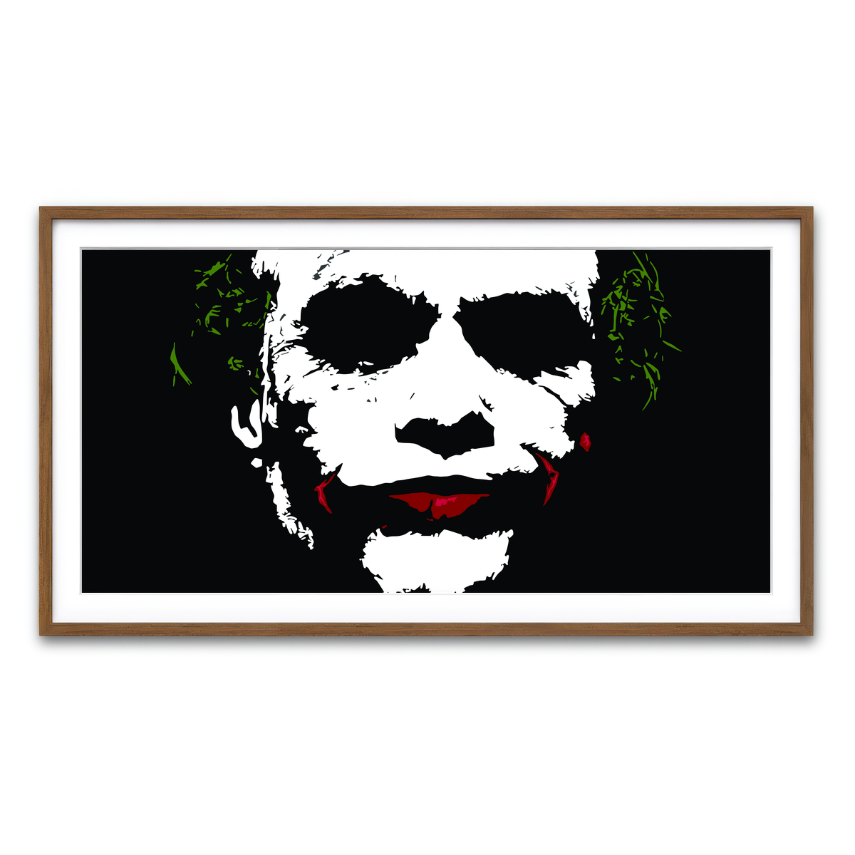 Joker Splatter Wall Art