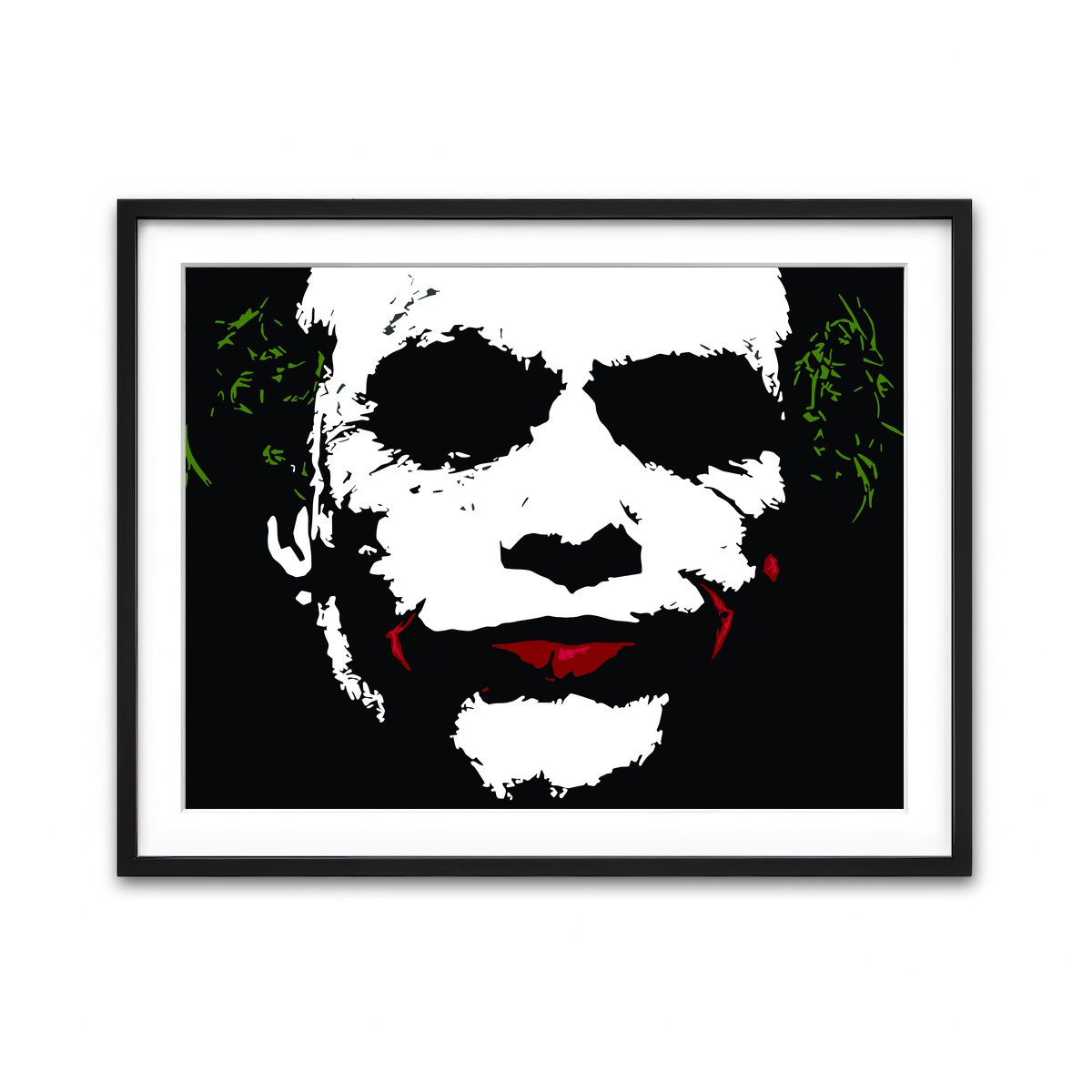 Joker Splatter Wall Art