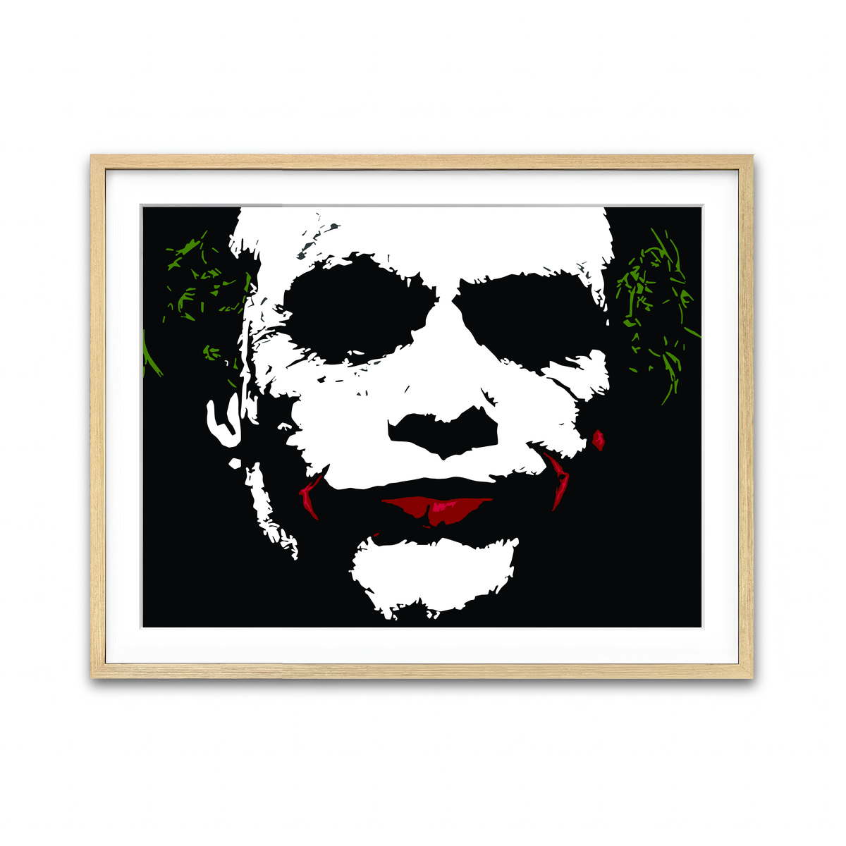 Joker Splatter Wall Art
