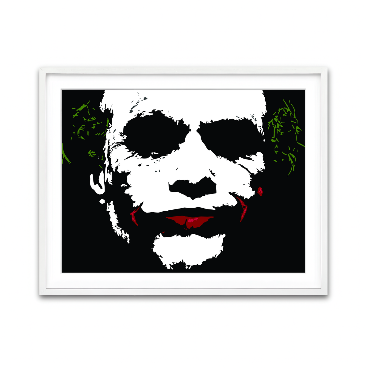Joker Splatter Wall Art