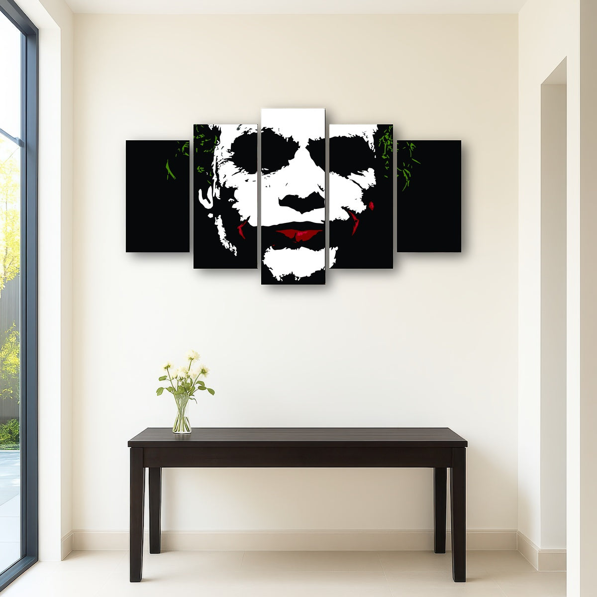 Joker Splatter Wall Art