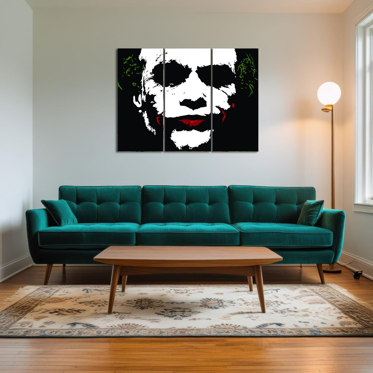 Joker Splatter Wall Art