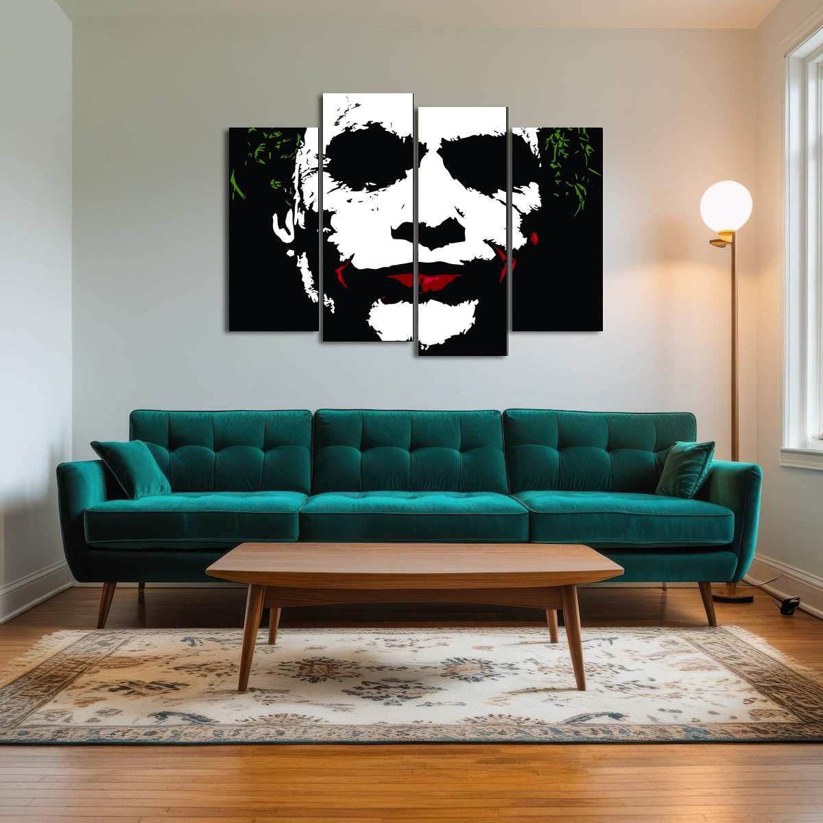 Joker Splatter Wall Art
