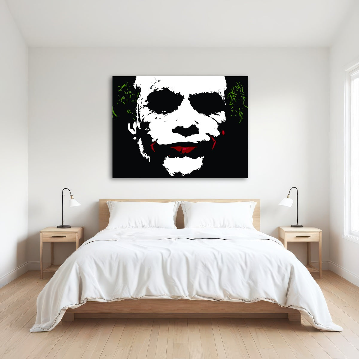 Joker Splatter Wall Art