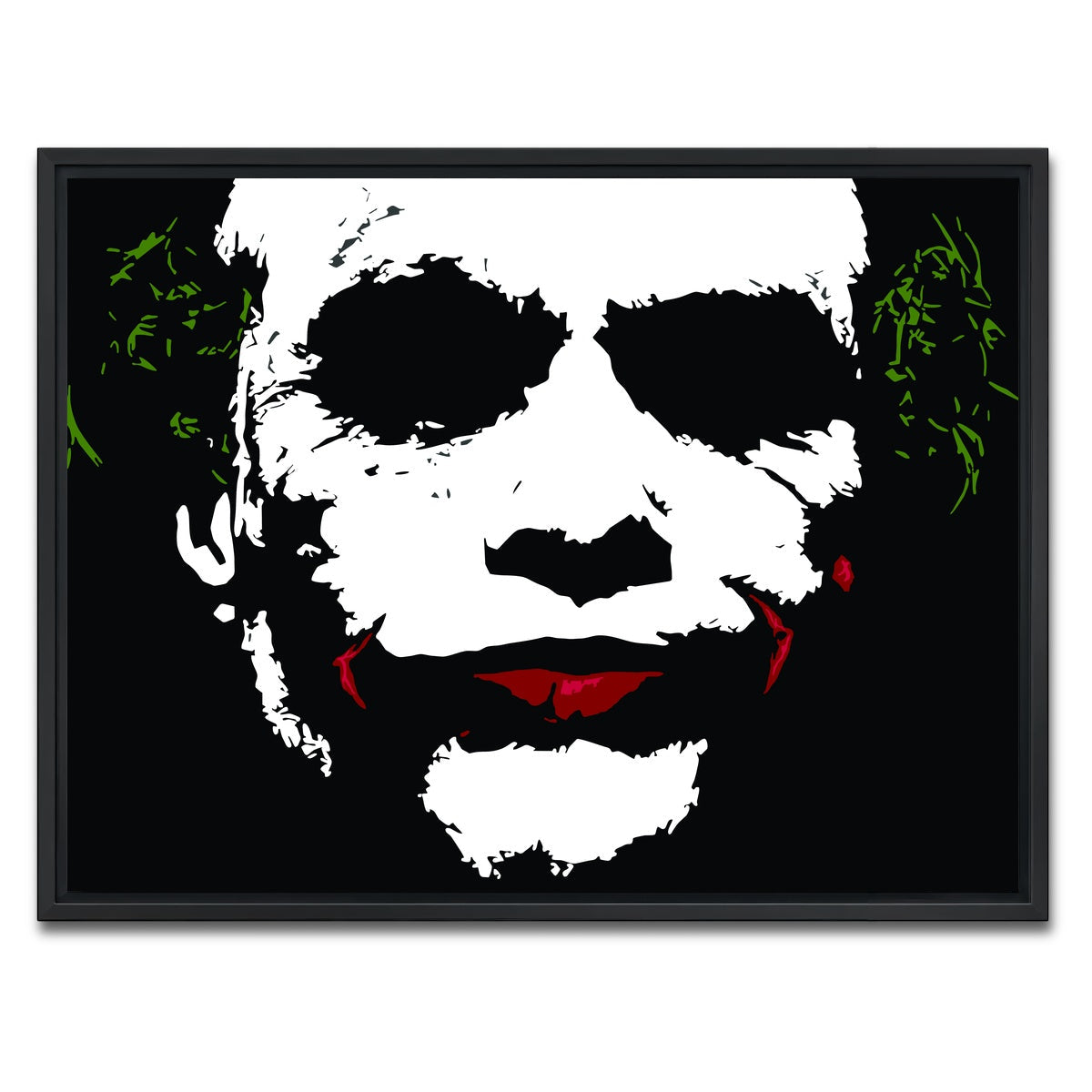 Joker Splatter Wall Art