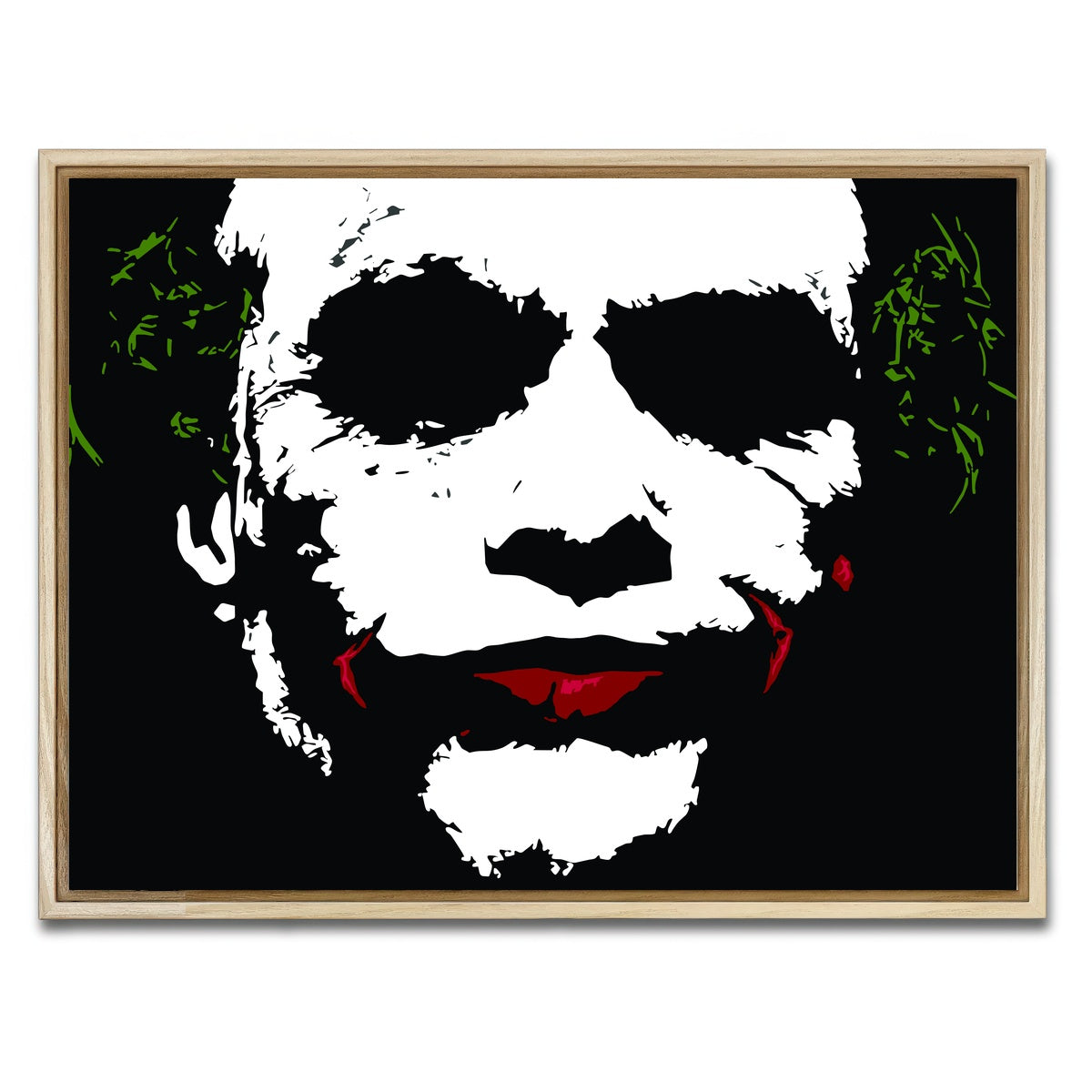 Joker Splatter Wall Art