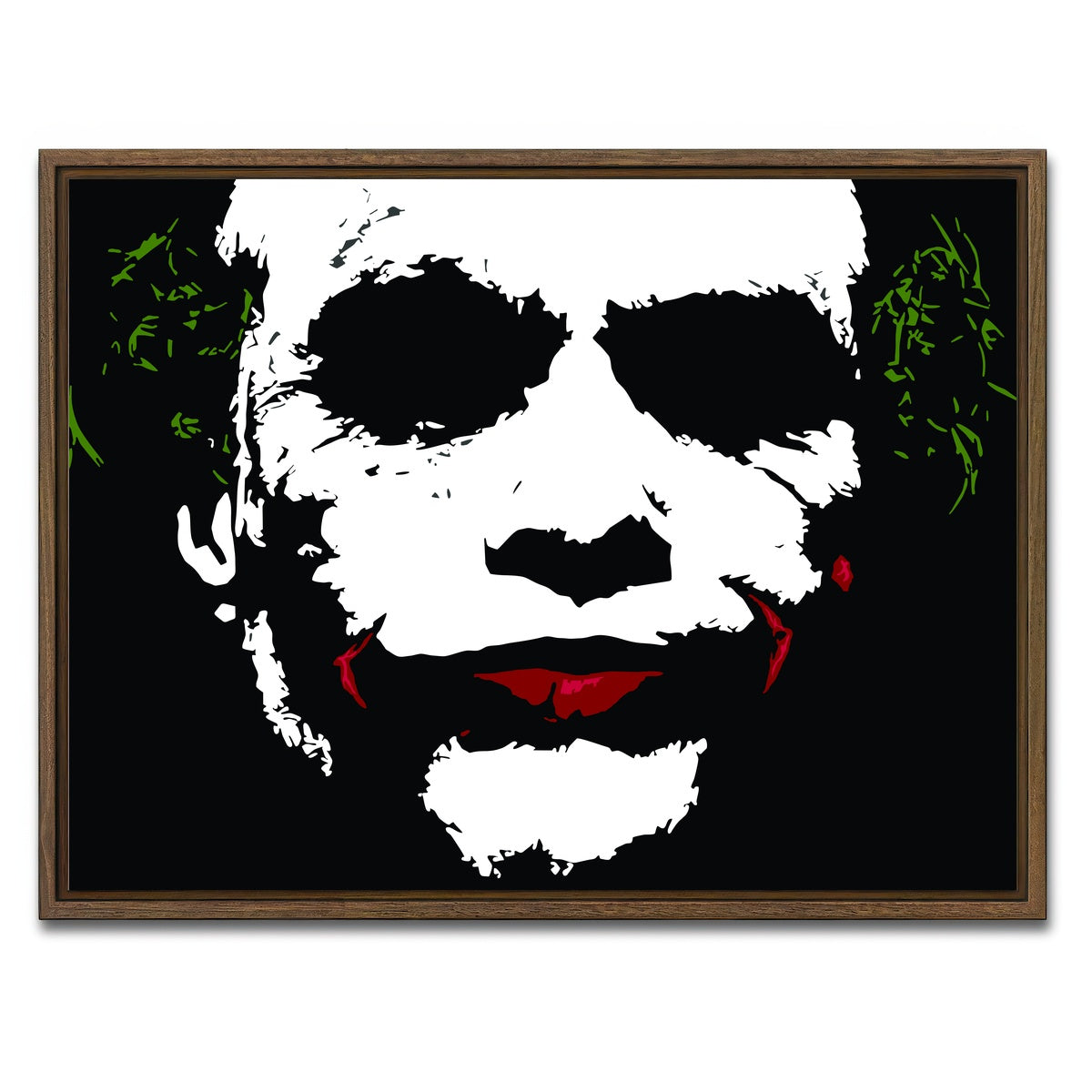 Joker Splatter Wall Art