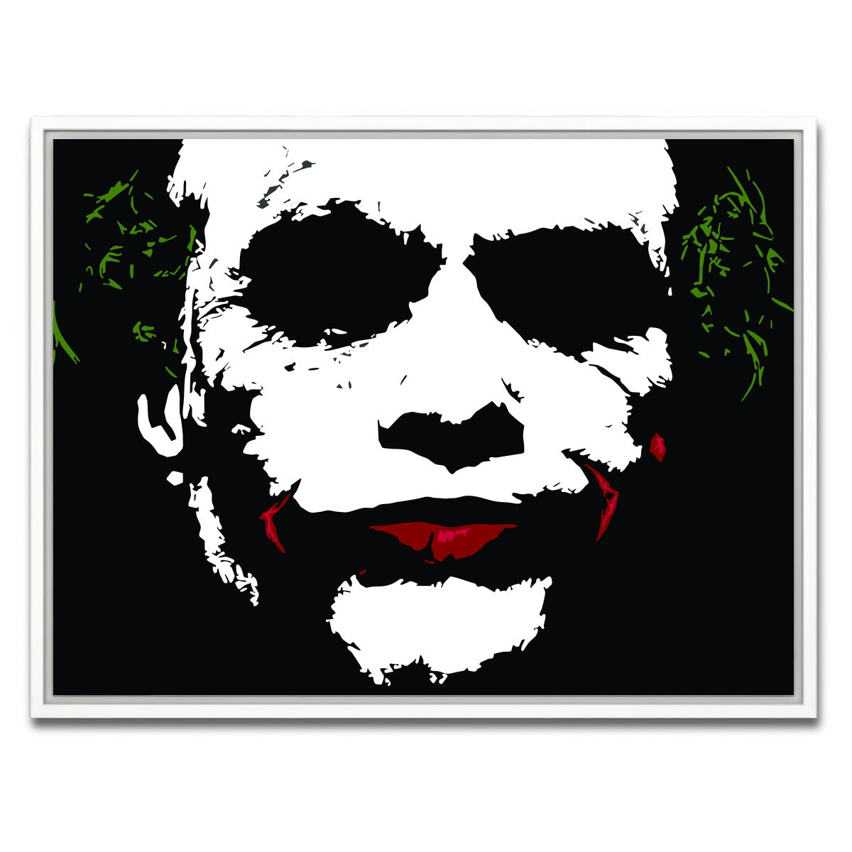 Joker Splatter Wall Art