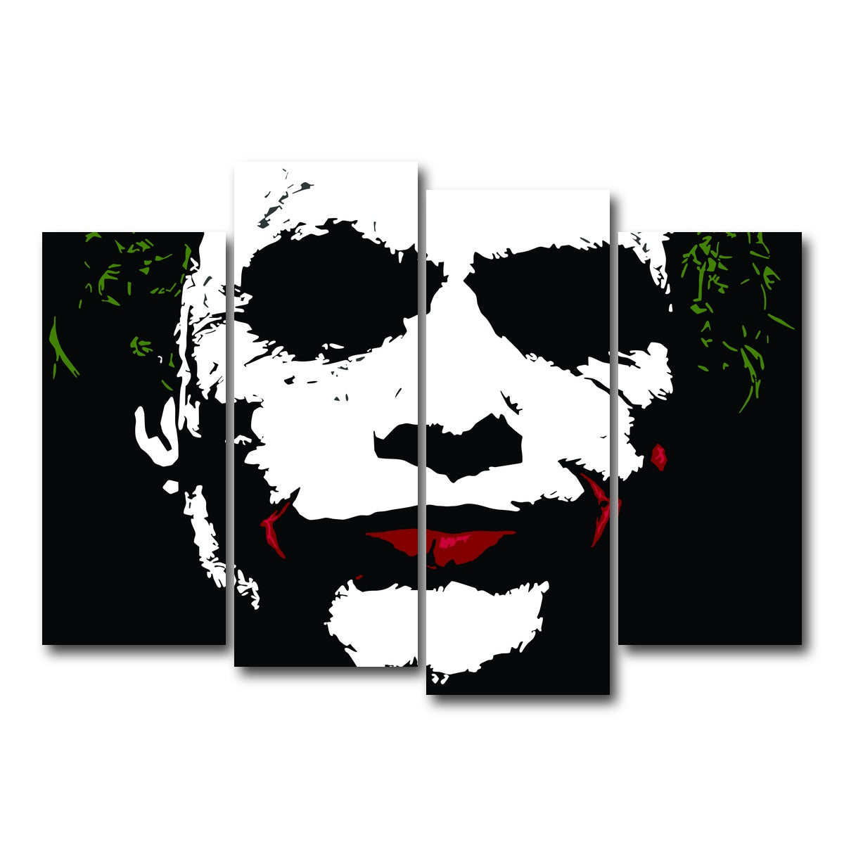Joker Splatter Wall Art