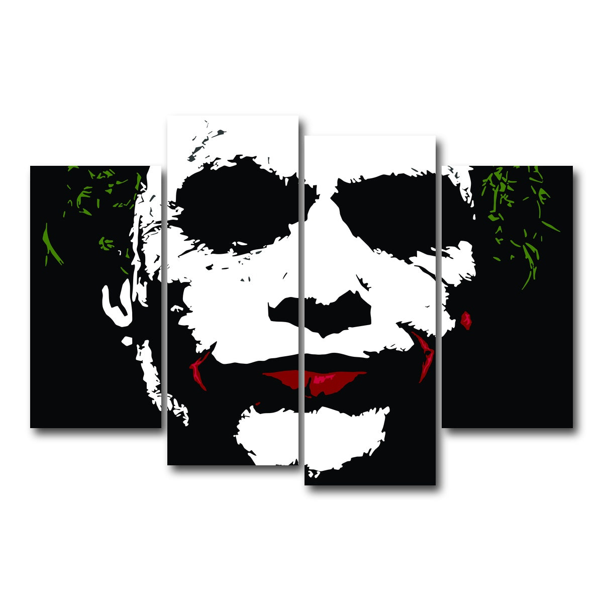 Joker Splatter Wall Art