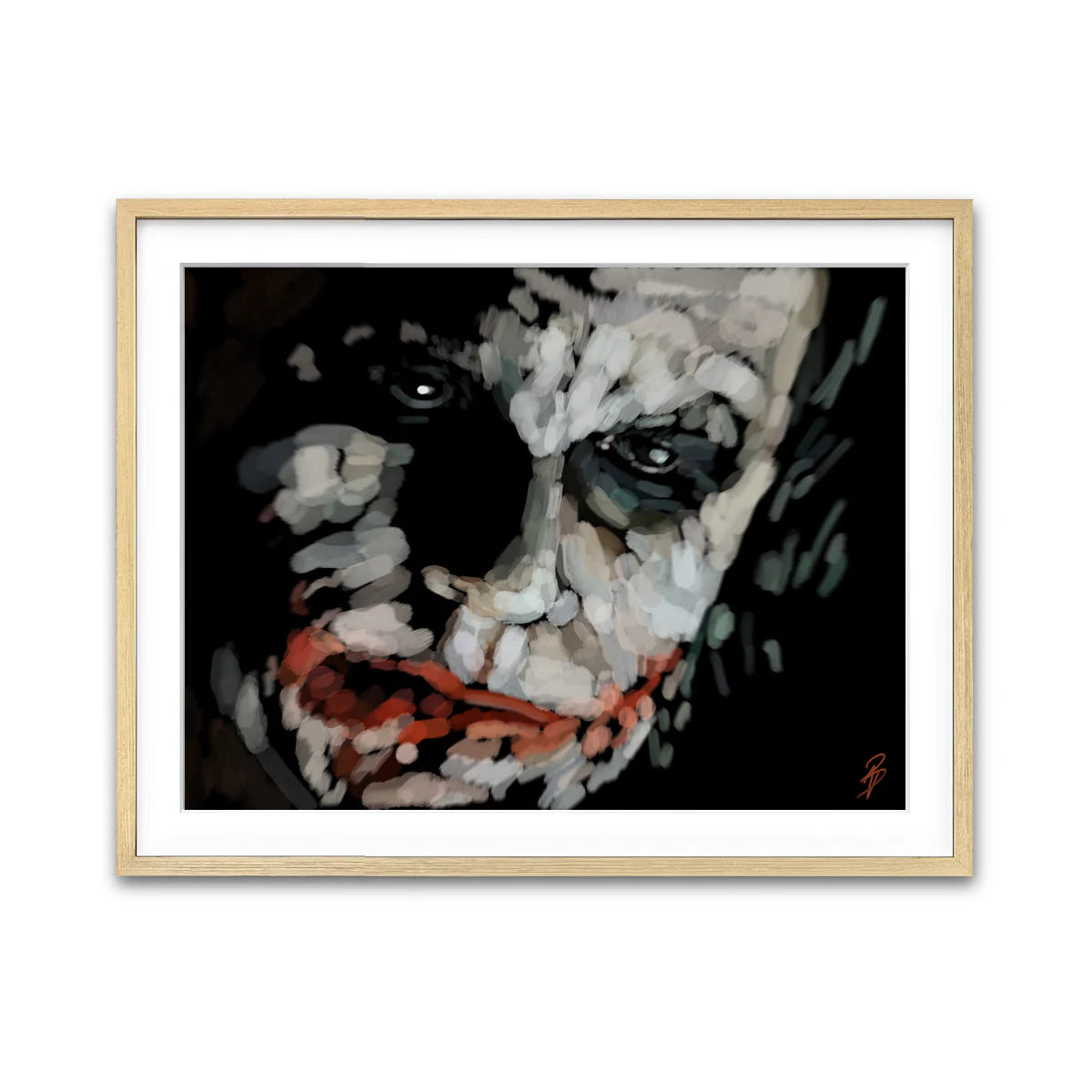 Joker Up Close Wall Art