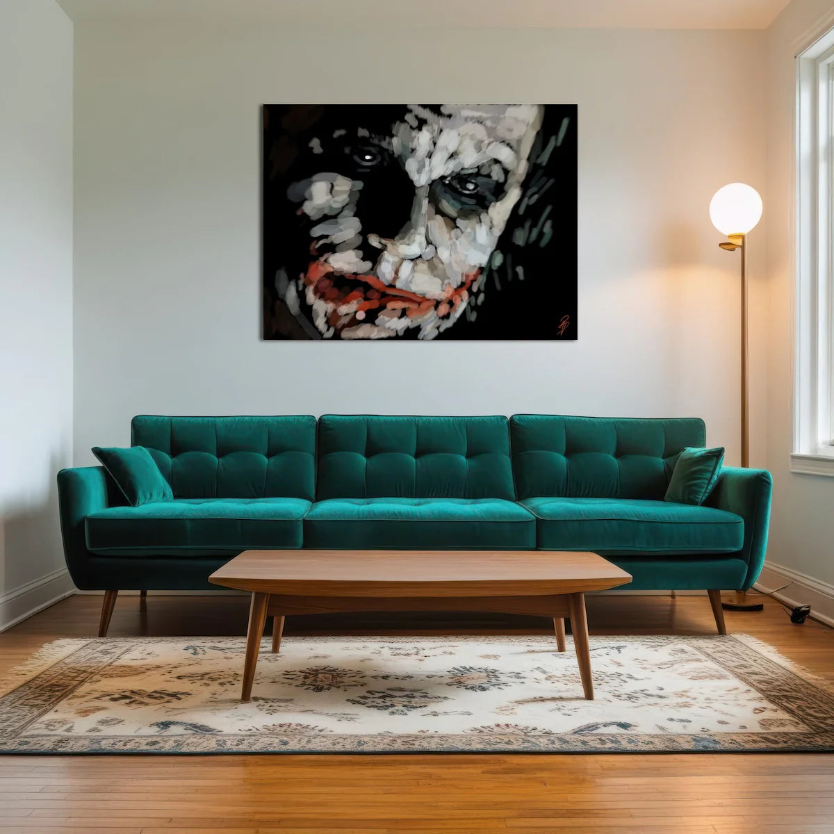 Joker Up Close Wall Art