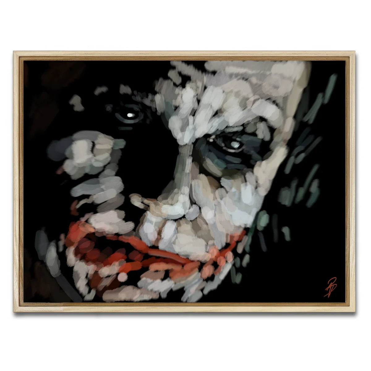 Joker Up Close Wall Art