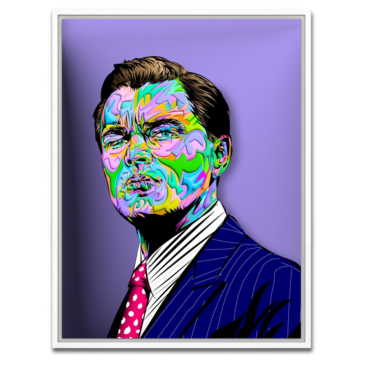 AUTO-MOCKUP WHITE | Jordan Belfort | 1 Piece | White Framed Canvas | group=3x4