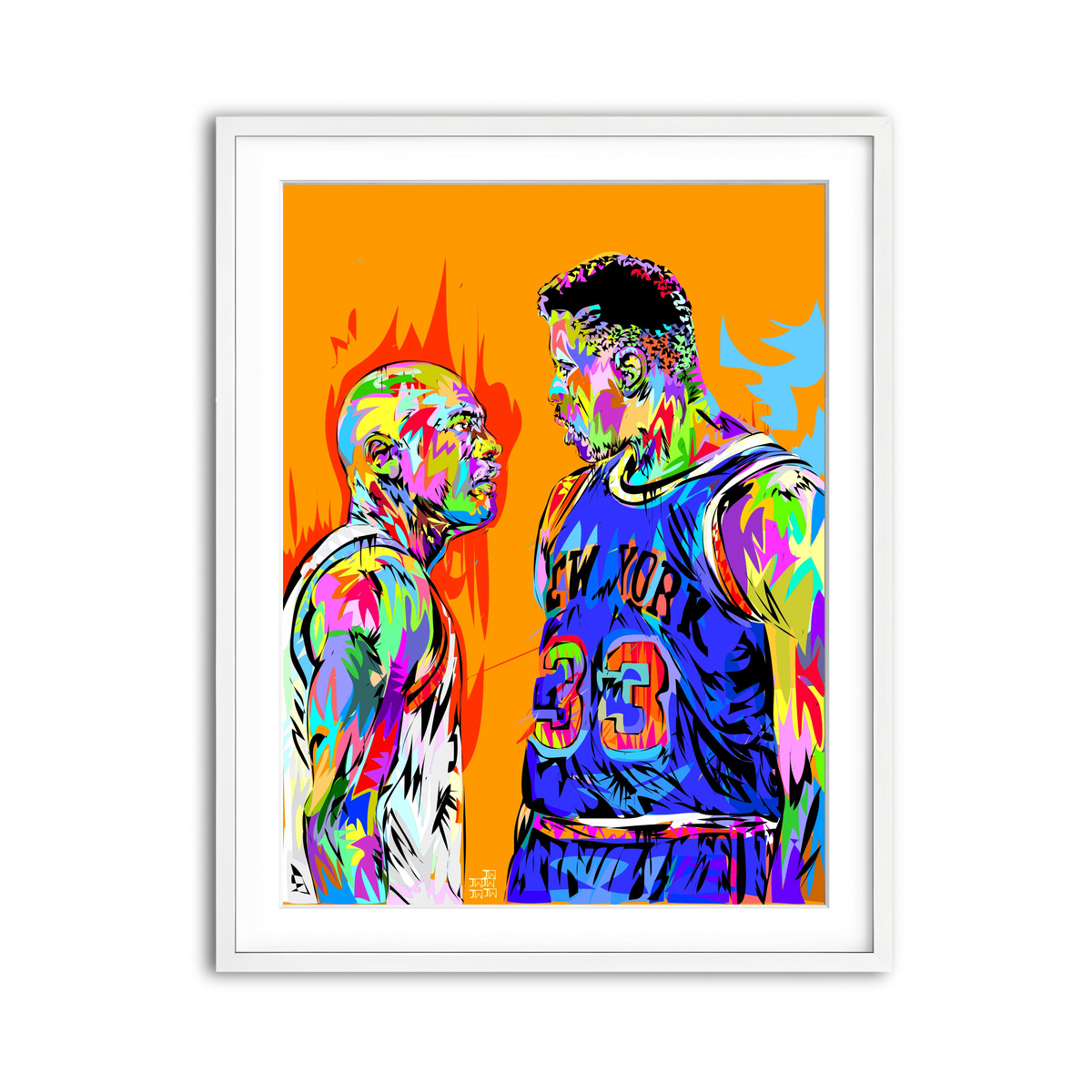 Framed Print 3x4 White