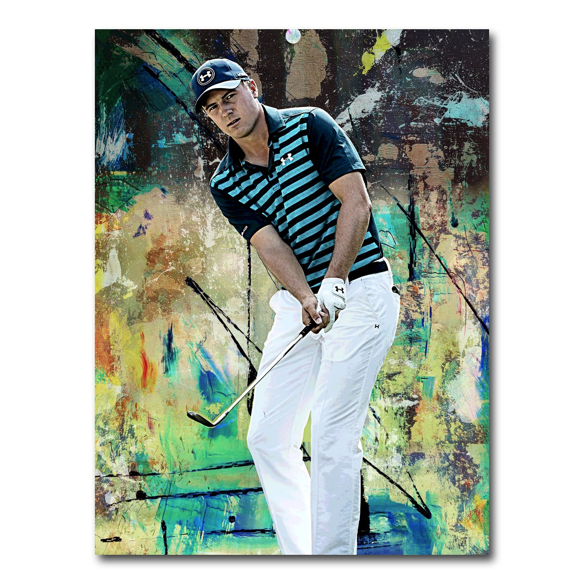 AUTO-MOCKUP WHITE | Jordan Spieth | 1 Piece | Gallery Wrap Canvas | group=3x4