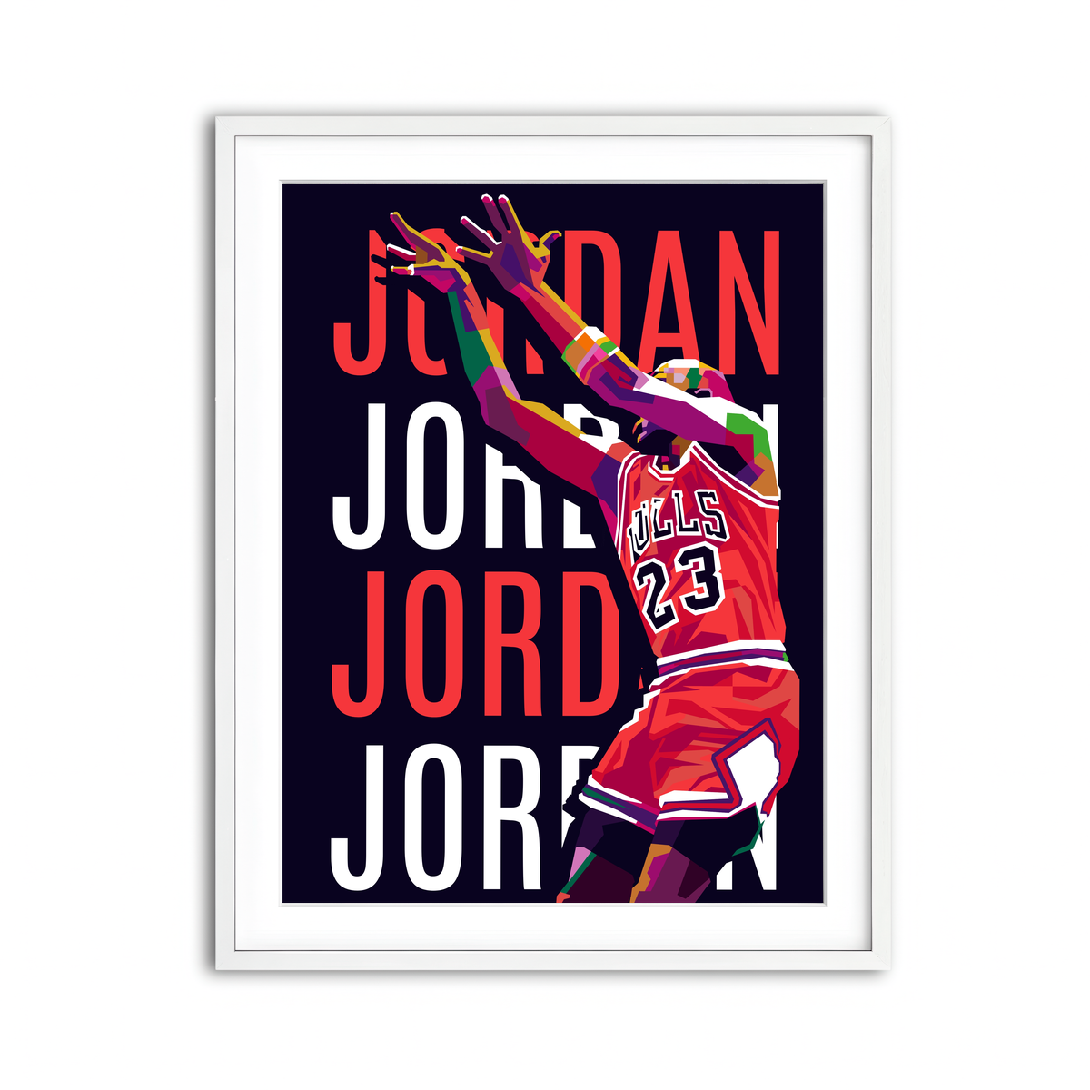 Framed Print 3x4 White