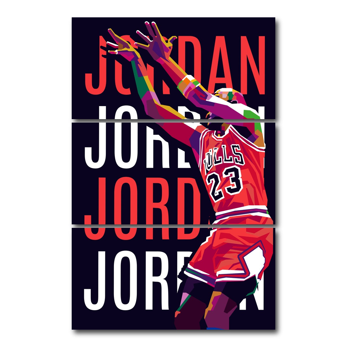 AUTO-MOCKUP WHITE | Jordan | 3 Piece | Gallery Wrap Canvas | group=12x24_stacked