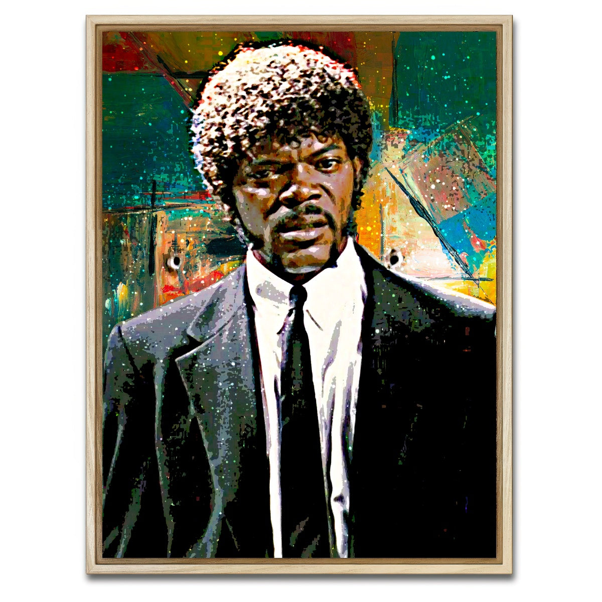AUTO-MOCKUP WHITE | Jules Winnfield | 1 Piece | Natural Framed Canvas | group=3x4
