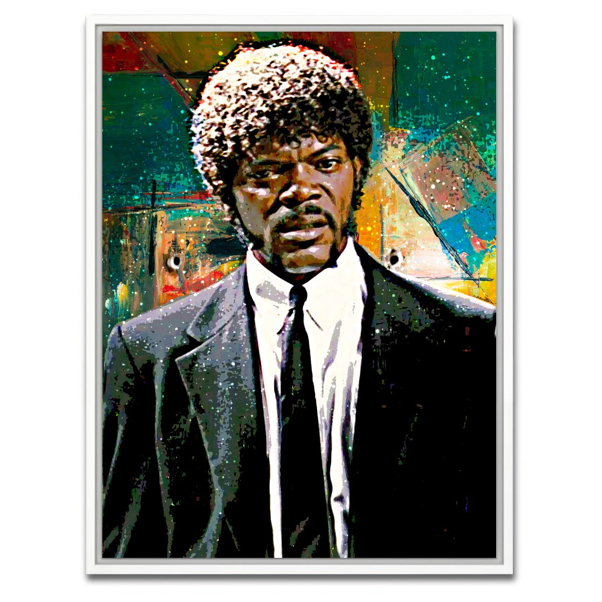 AUTO-MOCKUP WHITE | Jules Winnfield | 1 Piece | White Framed Canvas | group=3x4
