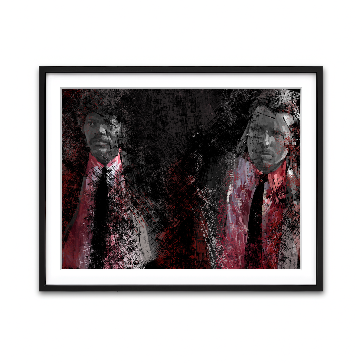 Framed Print 4x3 Black