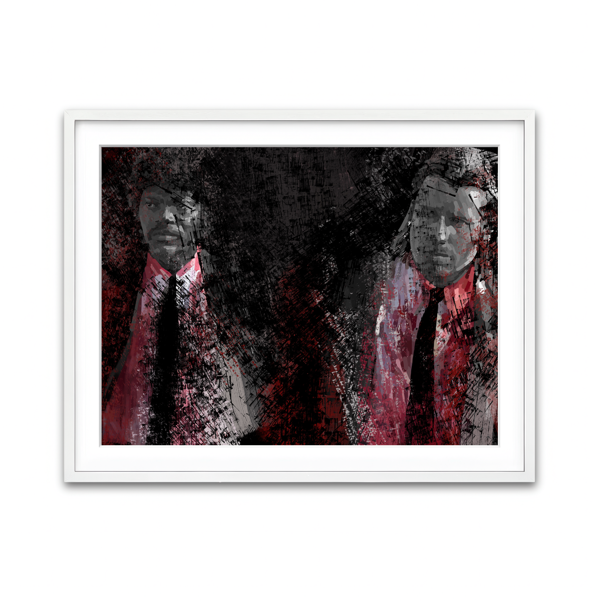Framed Print 4x3 White