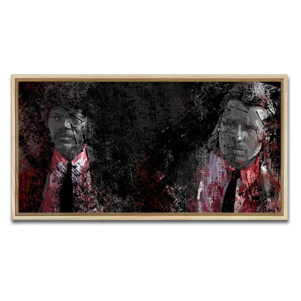 AUTO-MOCKUP WHITE | Jules and Vincent See Red | 1 Piece | Natural Framed Canvas | group=2x1