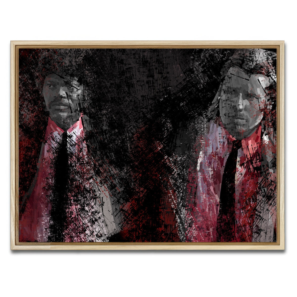 AUTO-MOCKUP WHITE | Jules and Vincent See Red | 1 Piece | Natural Framed Canvas | group=4x3