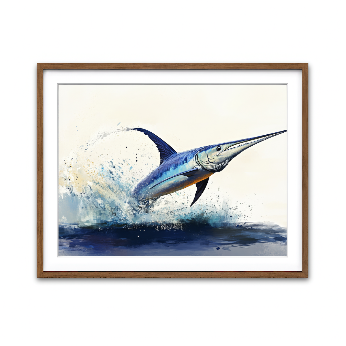 Framed Print 4x3 Walnut