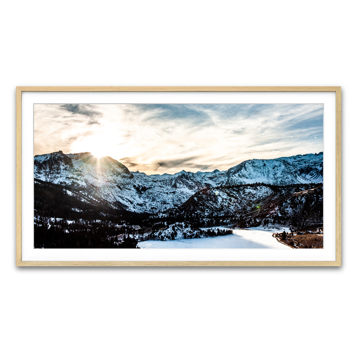 June Lake Sunset Wall Art