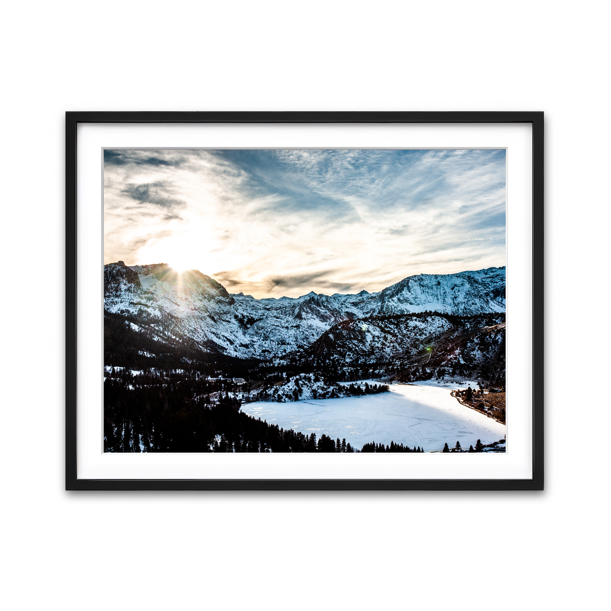 June Lake Sunset Wall Art